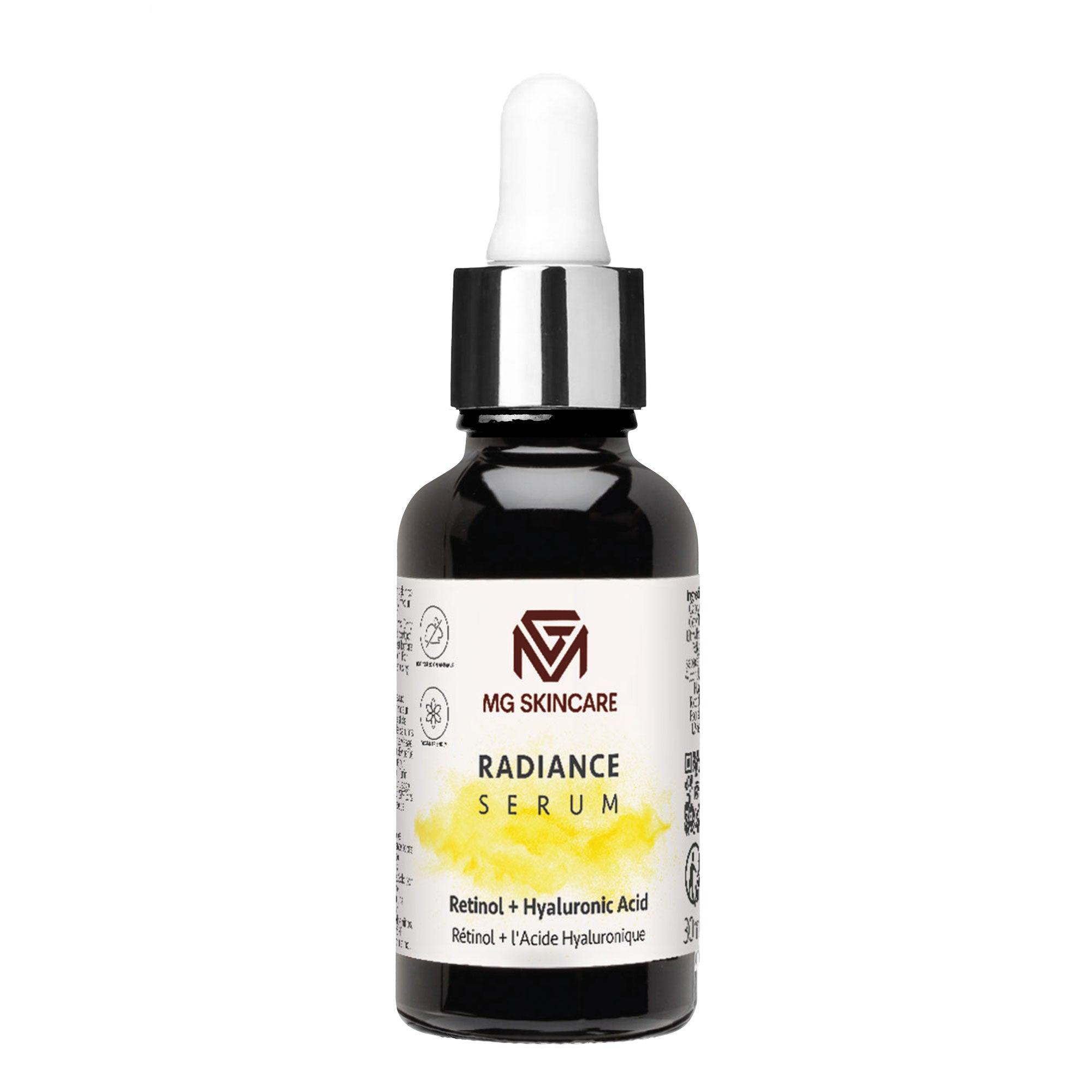 RADIANCE SERUM. Retinol - Ascorbic Acid - Fruit Acids & Hyaluronic Acid