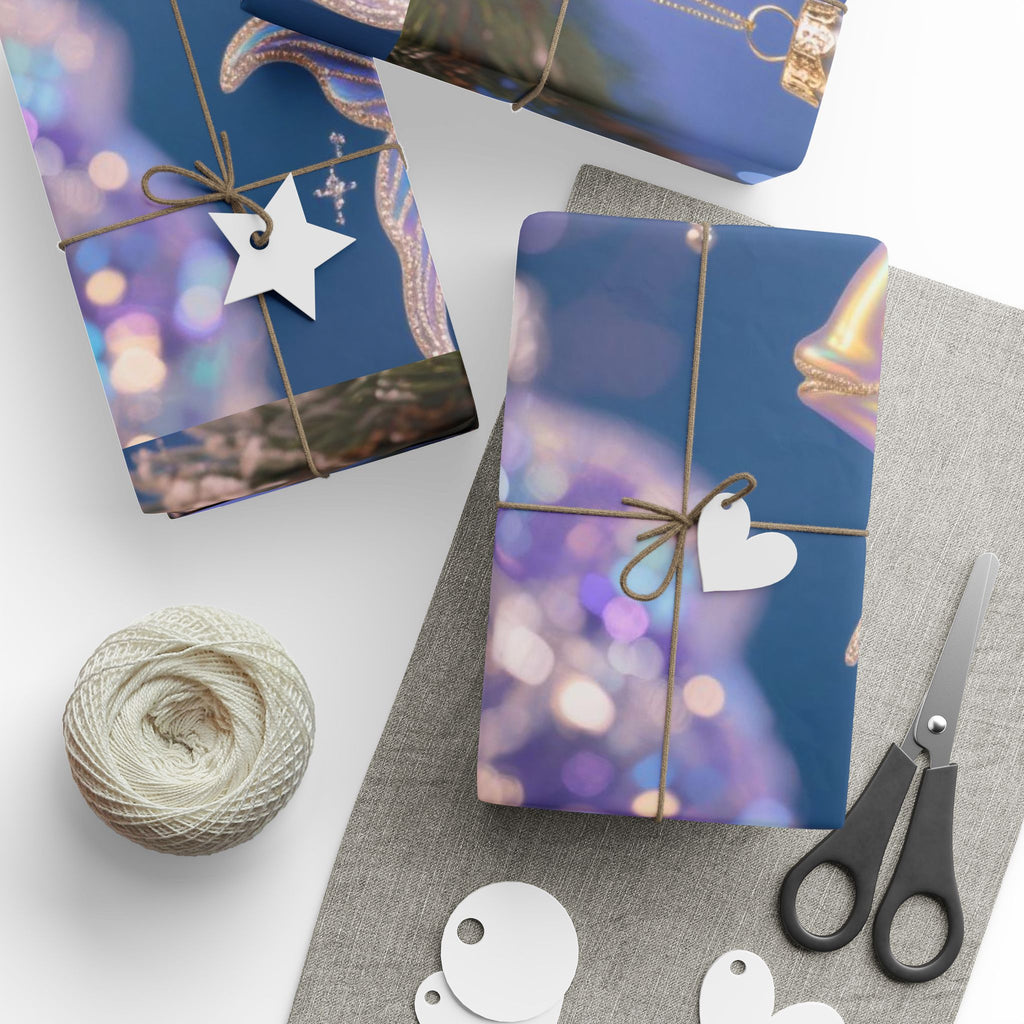 Festive Christmas Wrapping Paper, Holiday Gift Wrap, Santa Design, Party Supplies, Seasonal Decorations, Eco-friendly Paper