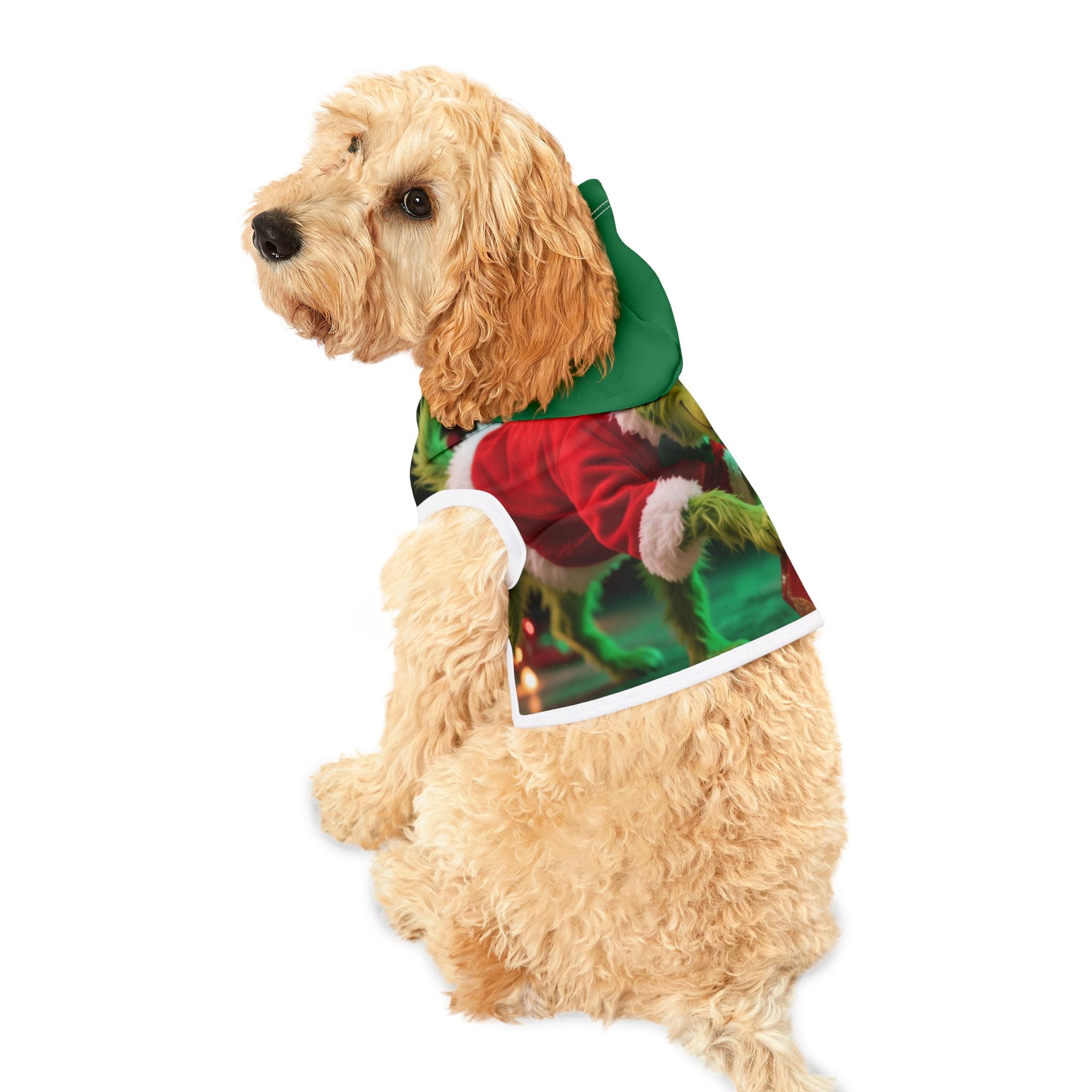 Adorable Pet Hoodie for Holidays, Cozy Dog Sweater, Festive Pooch Outfit, Christmas Apparel, Cute Animal Hoodie, Pet Gift Idea