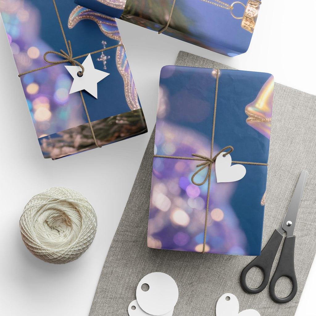 Festive Christmas Wrapping Paper, Holiday Gift Wrap, Santa Design, Party Supplies, Seasonal Decorations, Eco-friendly Paper