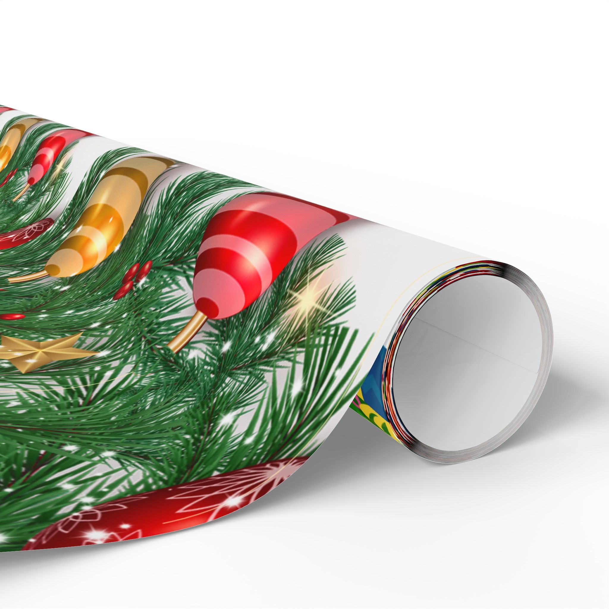 Festive Christmas Wrapping Paper, Holiday Gift Wrap, Santa Design, Party Supplies, Seasonal Decorations, Eco-friendly Paper