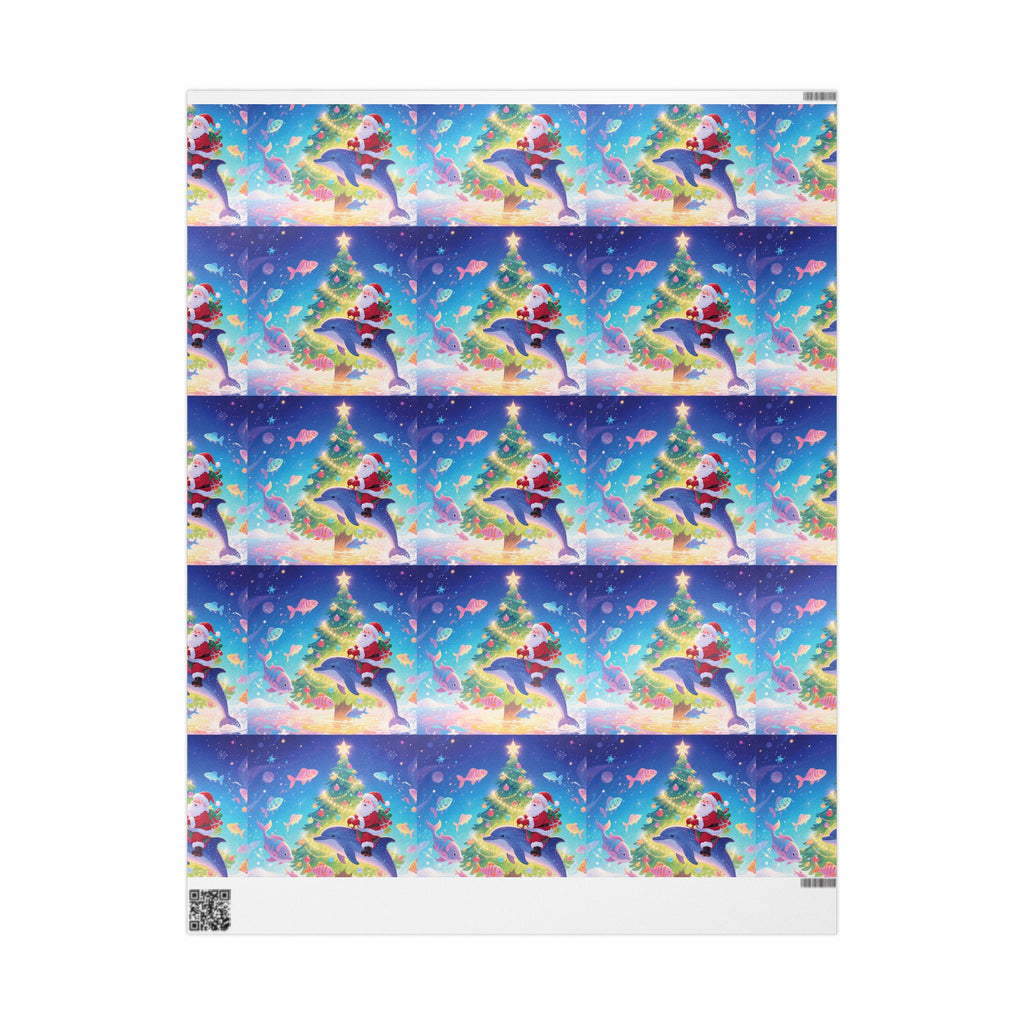 Festive Christmas Wrapping Paper, Holiday Gift Wrap, Santa Design, Party Supplies, Seasonal Decorations, Eco-friendly Paper