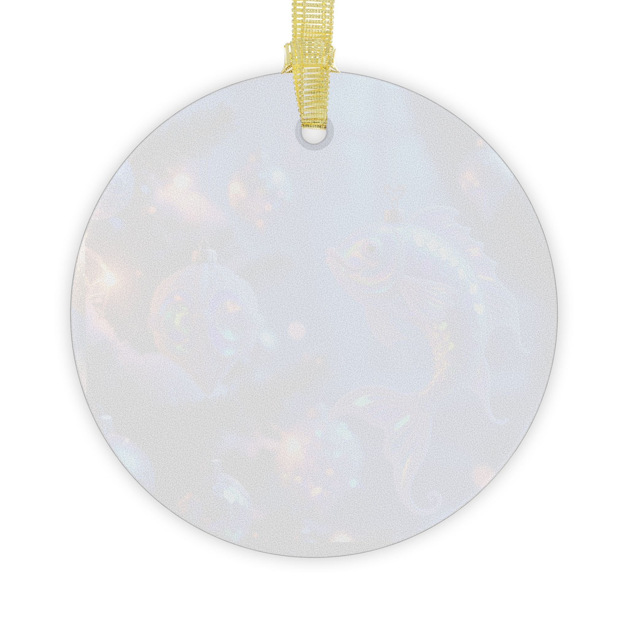 Christmas under the sea Glass Ornaments