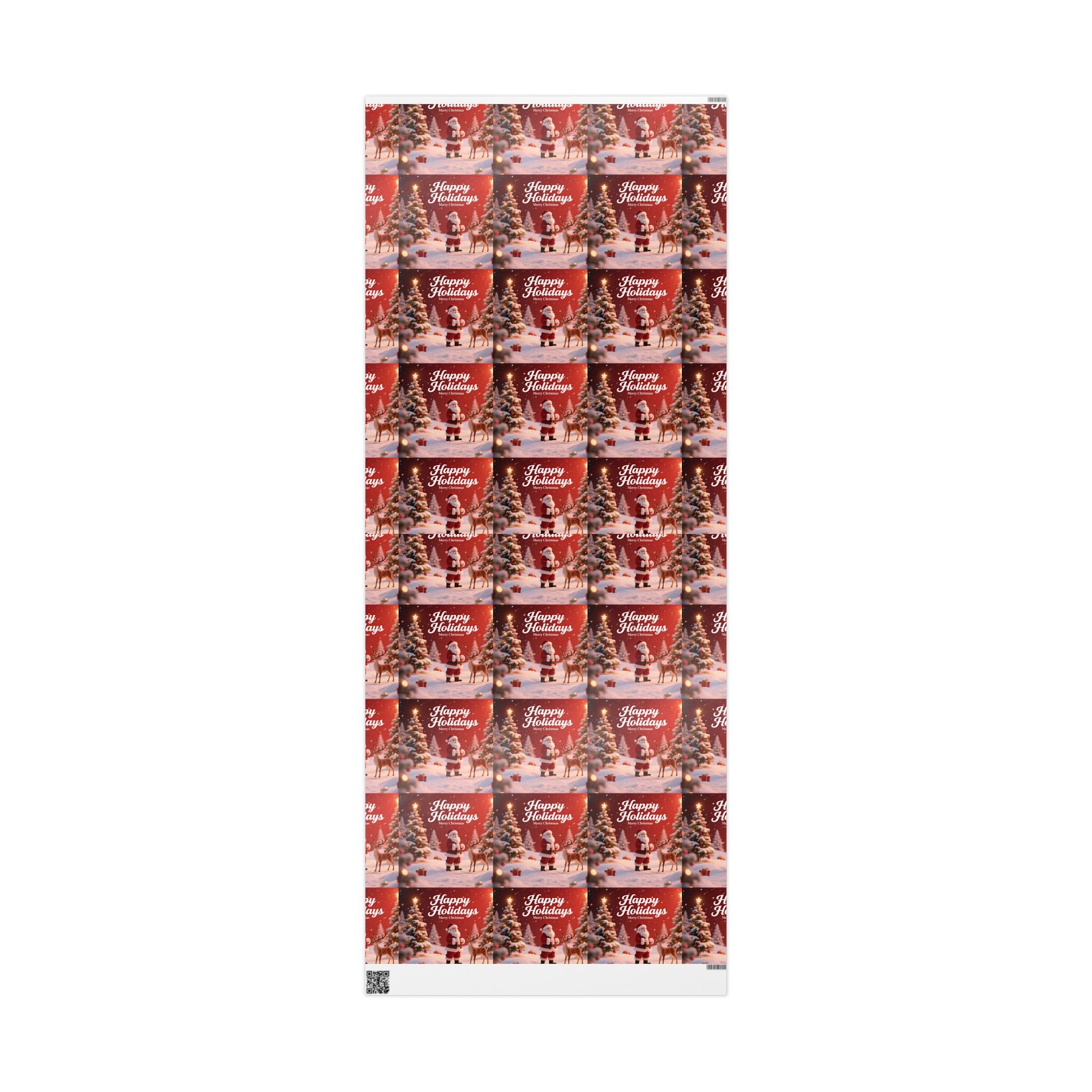 Festive Christmas Wrapping Paper, Holiday Gift Wrap, Santa Design, Party Supplies, Seasonal Decorations, Eco-friendly Paper