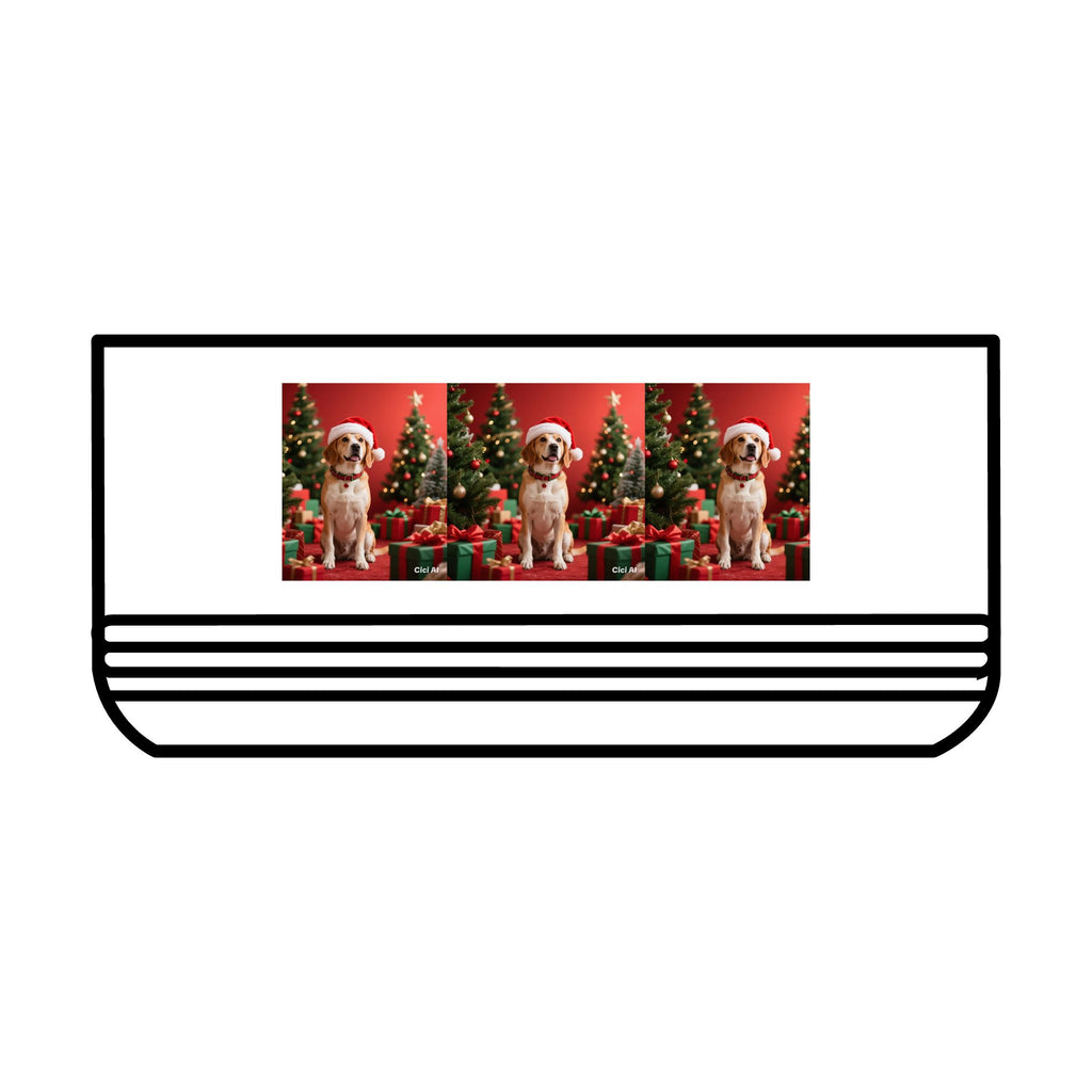 Festive Pet Bowl, 18oz | Holiday Dog Dish, Cat Food Bowl, Christmas Pet Supply, Floral Design Pet Dish, Pet Gift