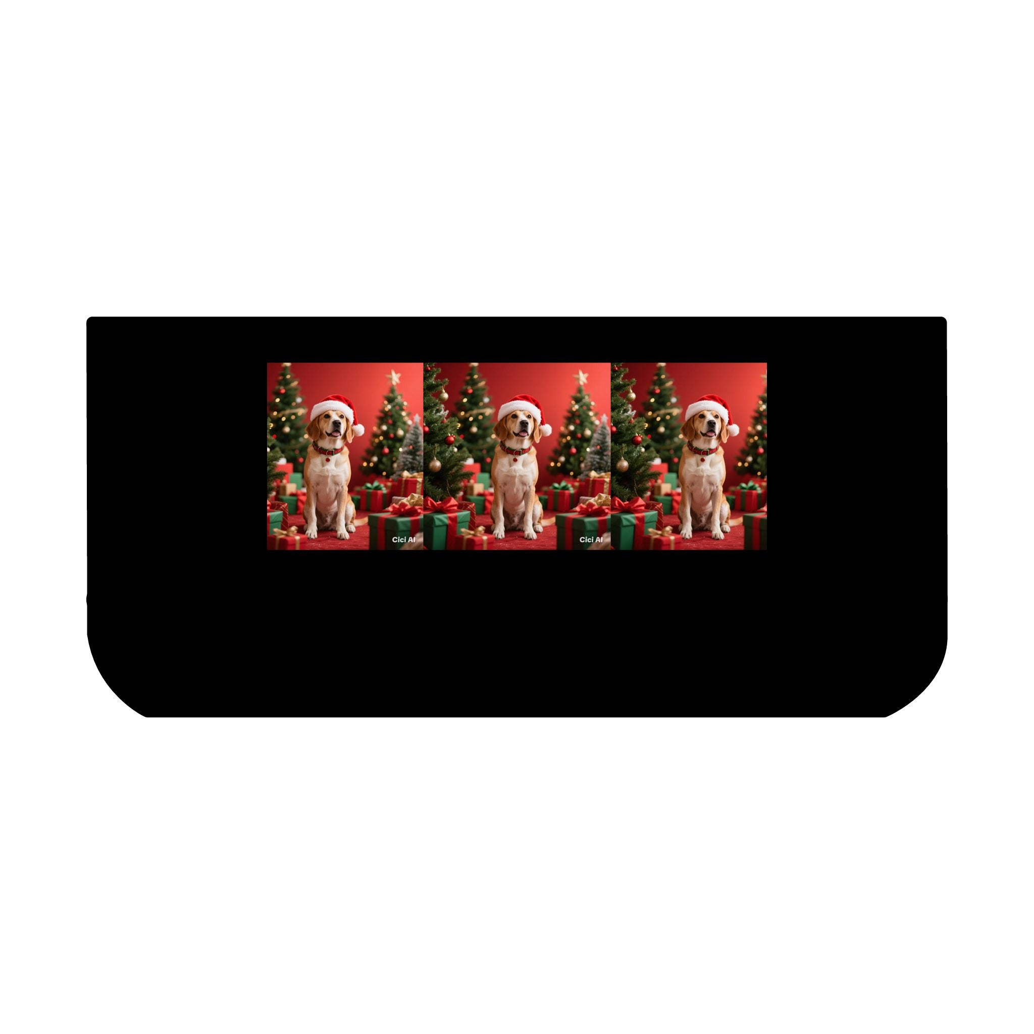 Festive Pet Bowl, 18oz | Holiday Dog Dish, Cat Food Bowl, Christmas Pet Supply, Floral Design Pet Dish, Pet Gift