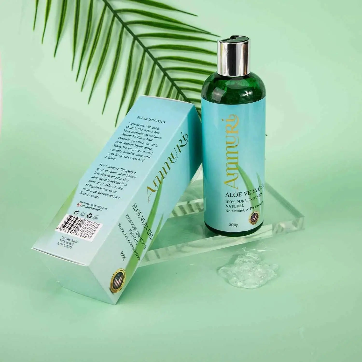 Ammuri Organic Aloe Vera Gel – Pure, Natural Skin Relief