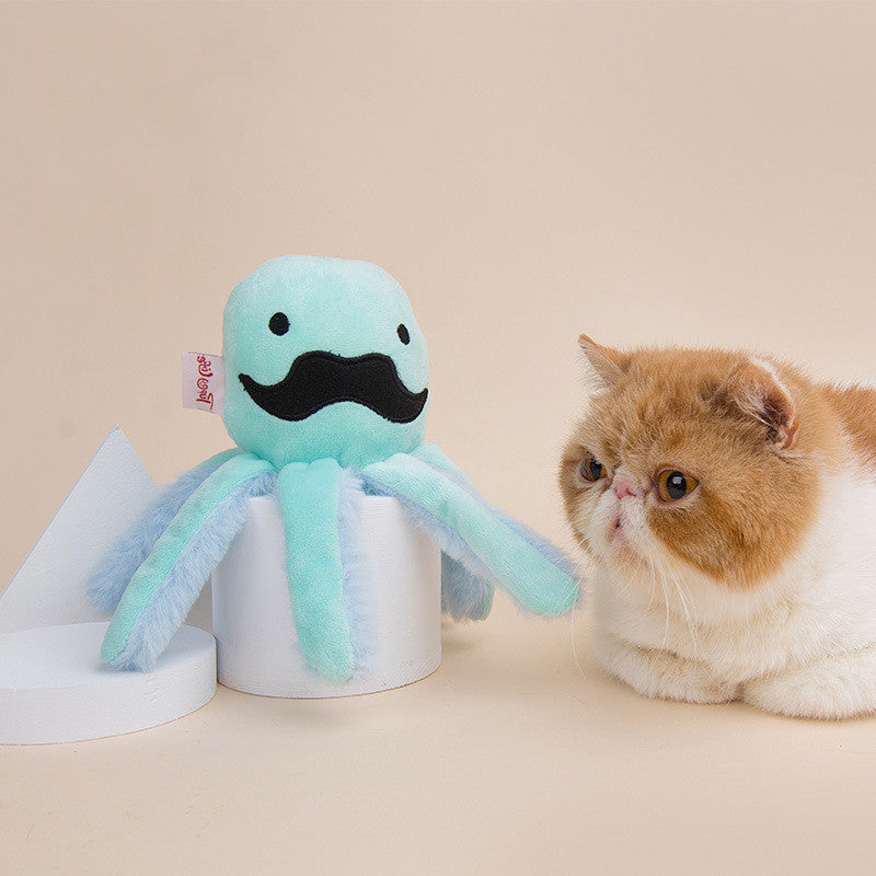 Octopus Plush Pet Chew Toy