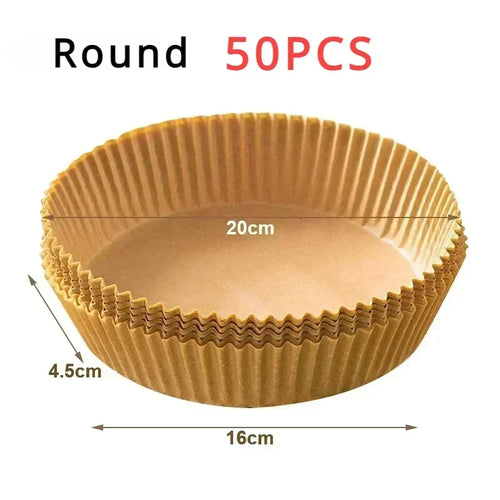 Disposable Air Fryer Paper Non-Stick Kitchen Baking Airfryer Mat