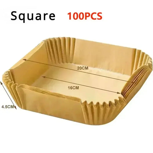 Disposable Air Fryer Paper Non-Stick Kitchen Baking Airfryer Mat