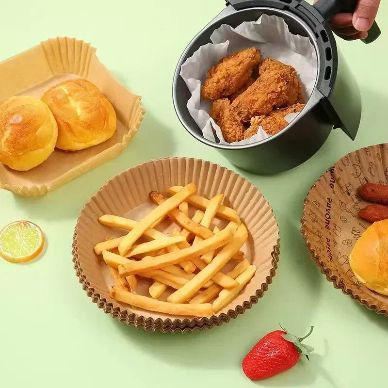 Disposable Air Fryer Paper Non-Stick Kitchen Baking Airfryer Mat