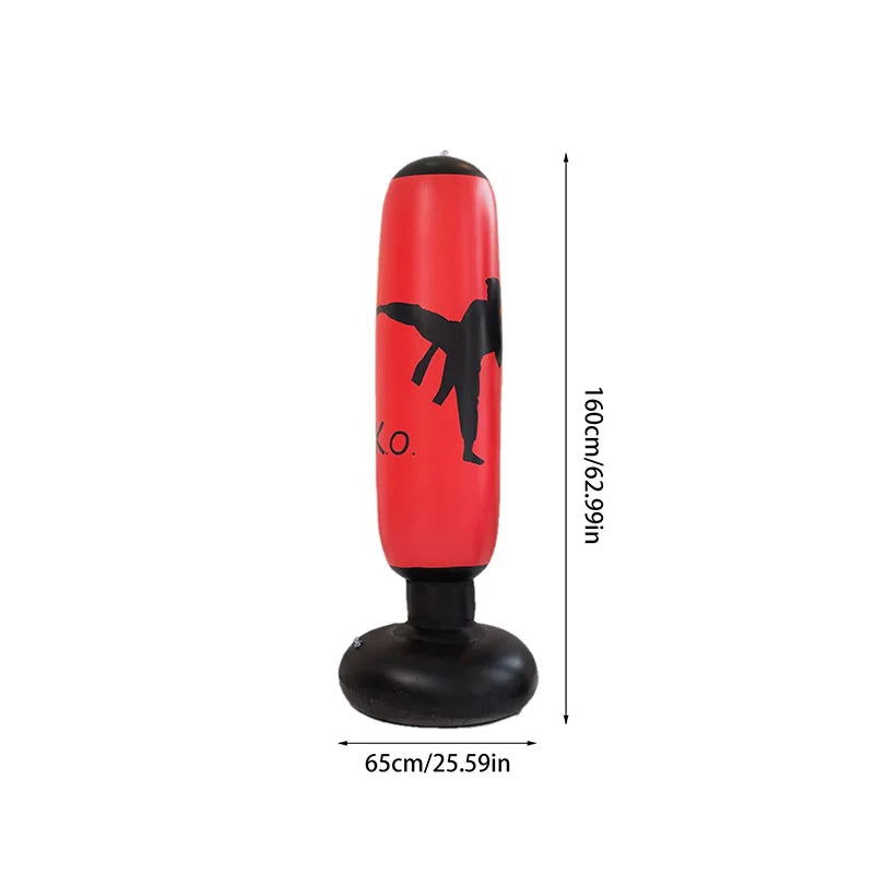 NNEOBA 160cm Inflatable Boxing Bag for Kids and Adults-2