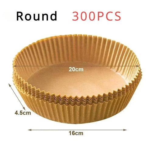 Disposable Air Fryer Paper Non-Stick Kitchen Baking Airfryer Mat