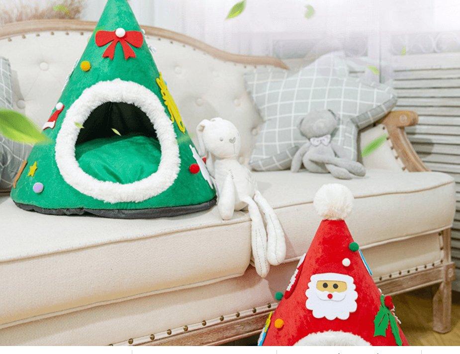 Christmas Cat Cozy Nest