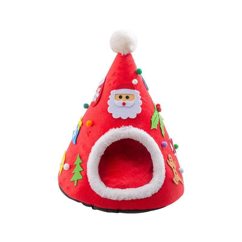 Christmas Cat Cozy Nest